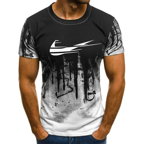 Dripping Paint Camouflage T-shirt.