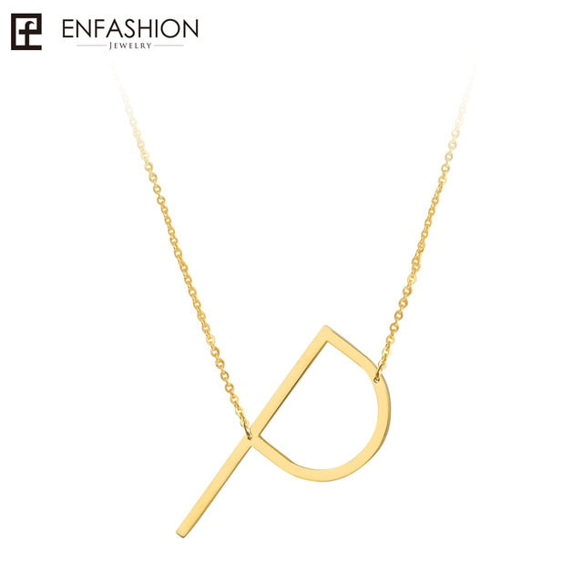 Alphabet letter necklace