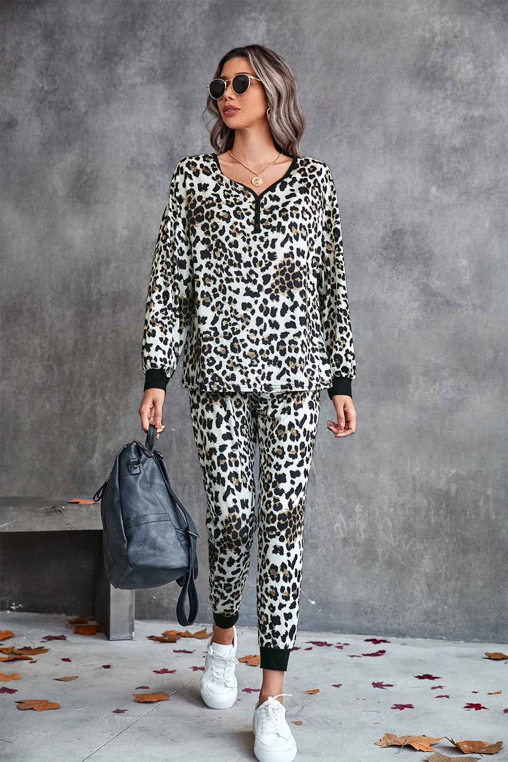 Leopard Loungewear Set