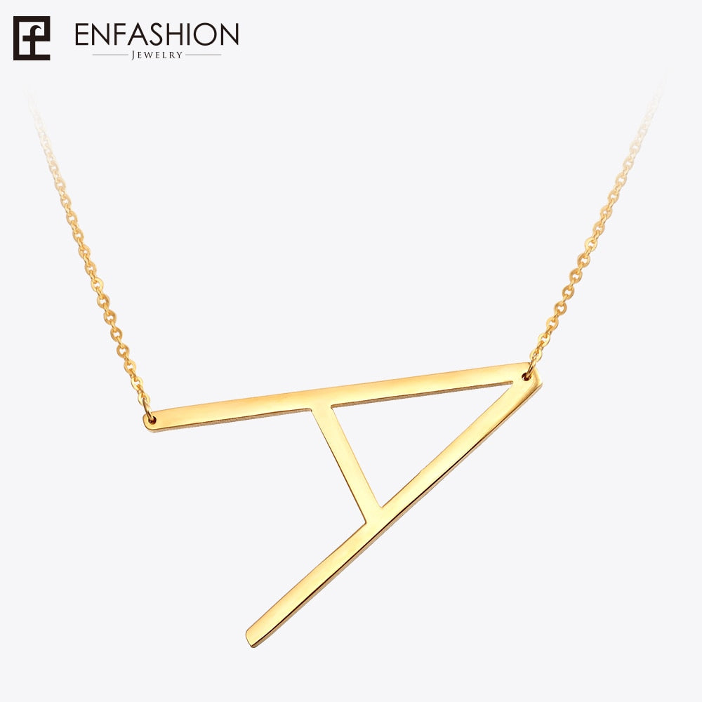 Alphabet letter necklace