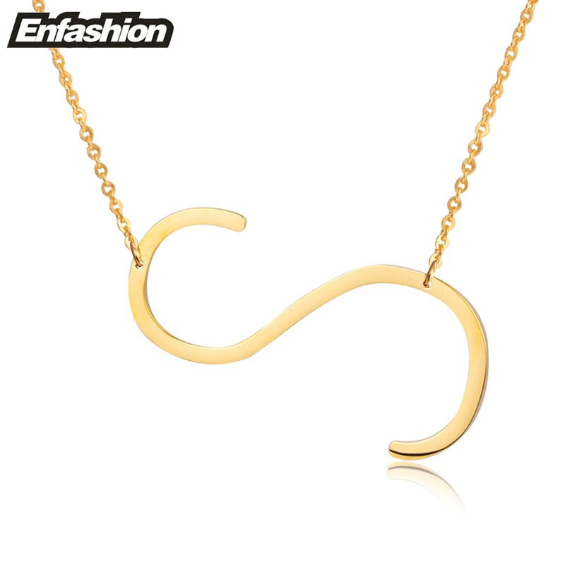 Alphabet letter necklace
