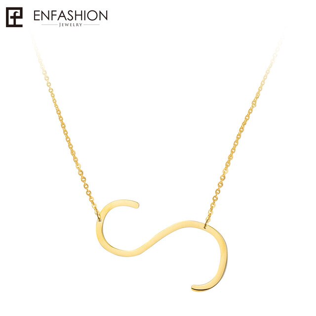 Alphabet letter necklace