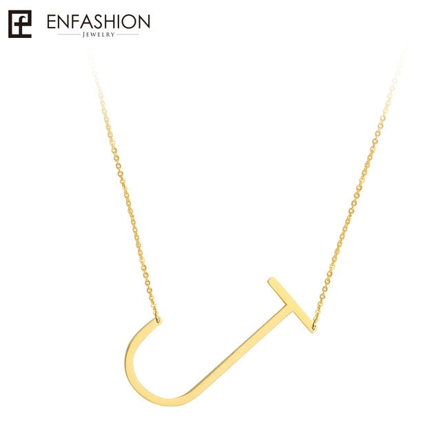 Alphabet letter necklace