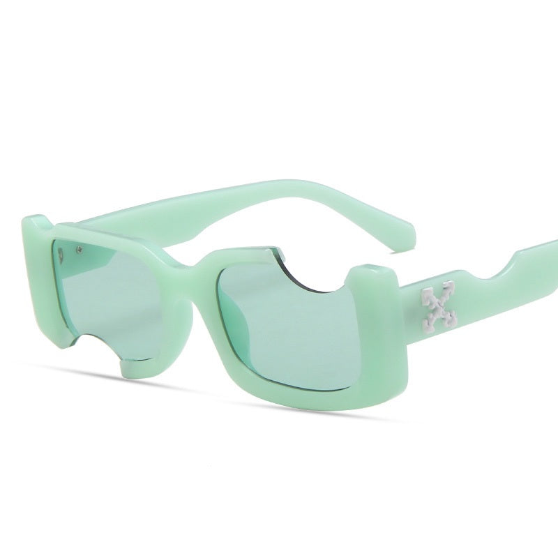 chipped hole sunglasses