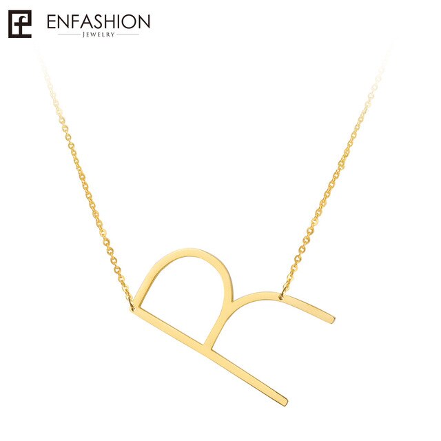 Alphabet letter necklace