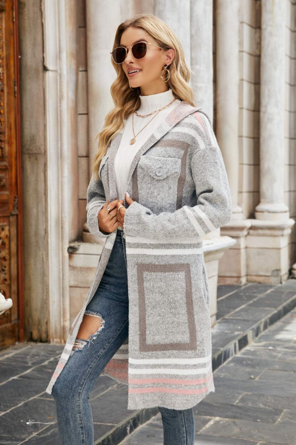 Open Longline Cardigan
