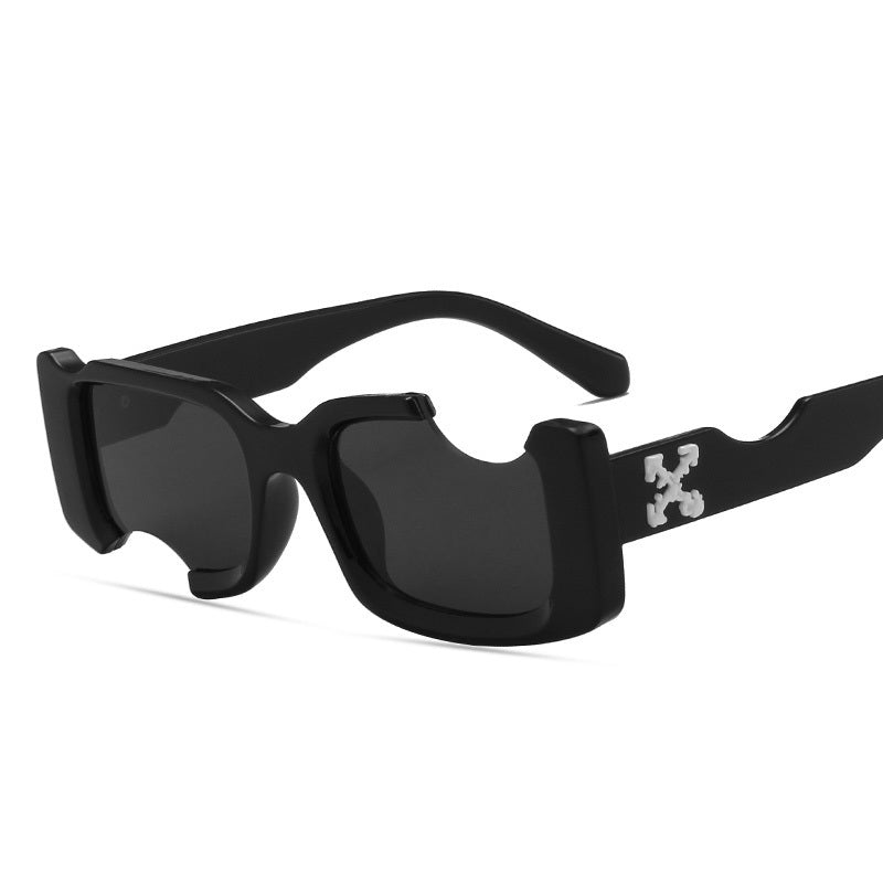 chipped hole sunglasses