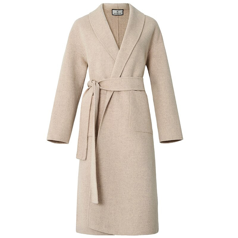 Slouchy Woolen Coat