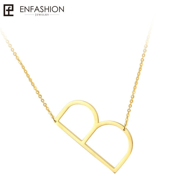 Alphabet letter necklace