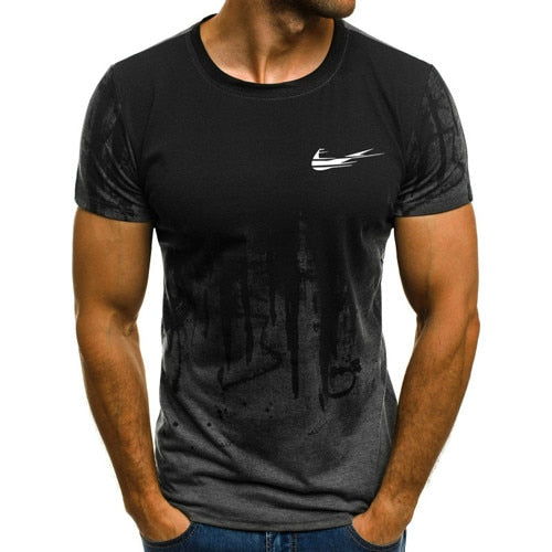 Dripping Paint Camouflage T-shirt.