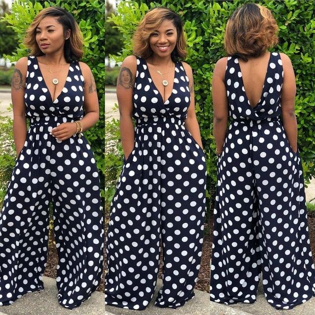 Dot Loose Jumpsuit