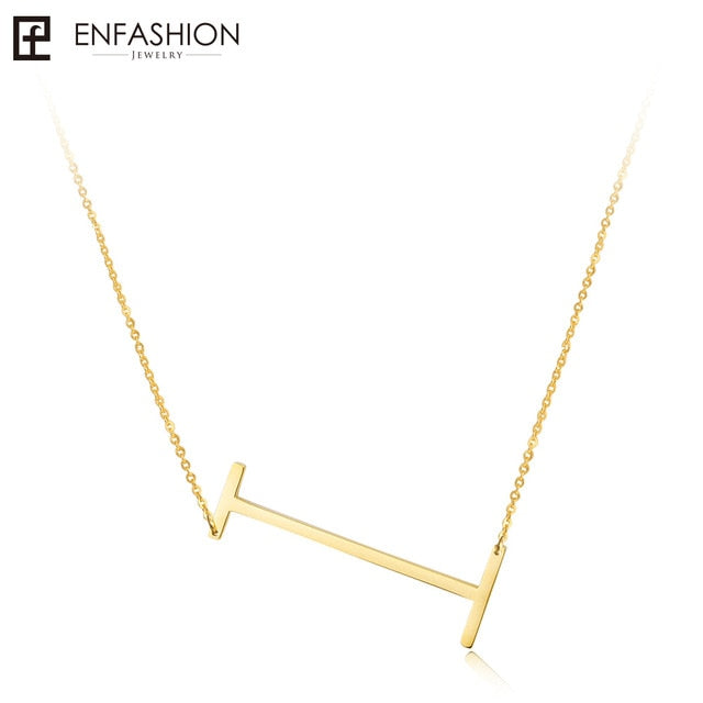 Alphabet letter necklace