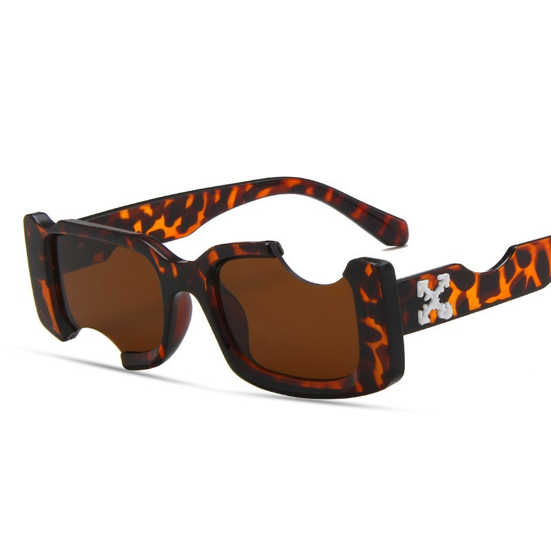 chipped hole sunglasses