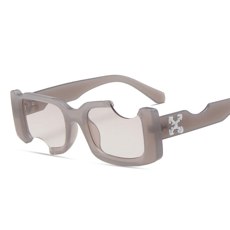 chipped hole sunglasses