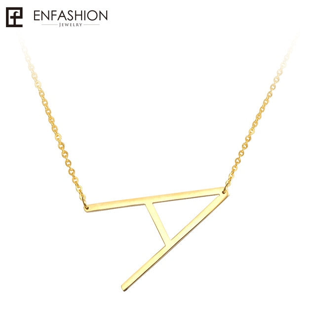 Alphabet letter necklace