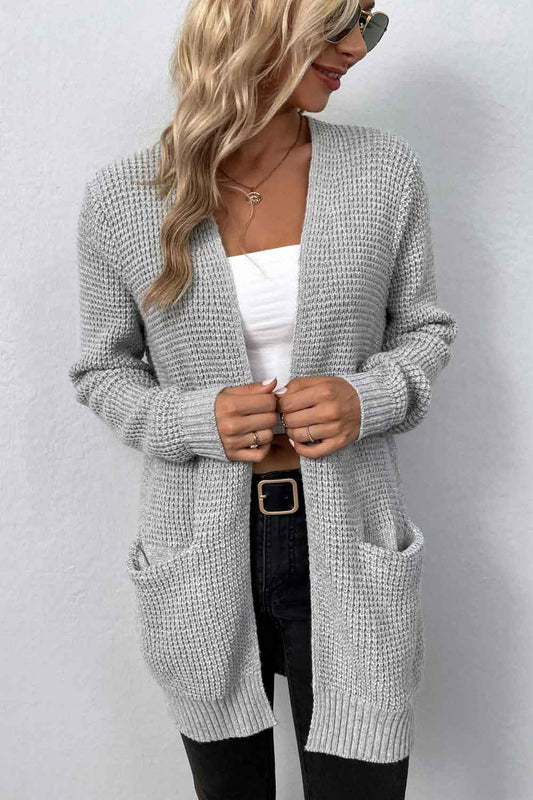 Rib-Knit Cardigan