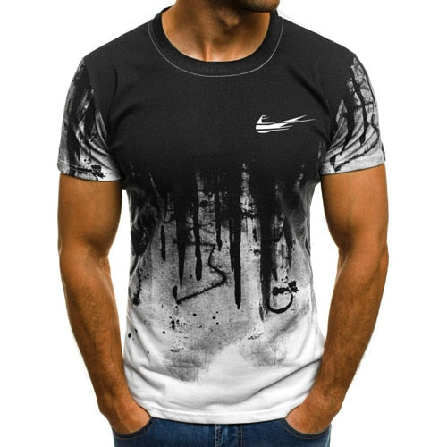 Dripping Paint Camouflage T-shirt.