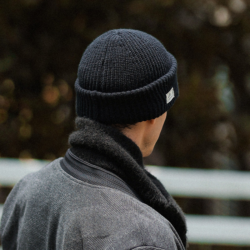 Dual-Use Woolen Cold Cap