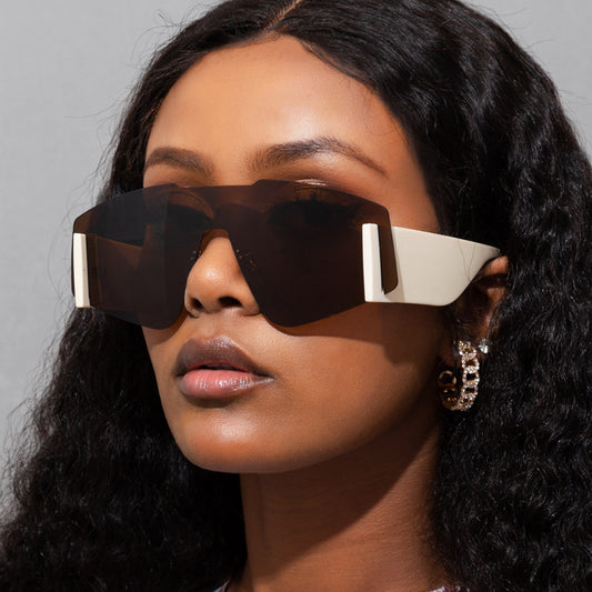 Wide Cut Handle Sunglasses