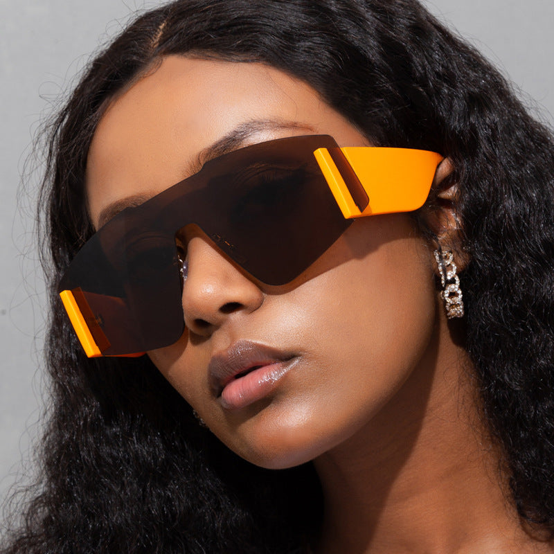 Wide Cut Handle Sunglasses