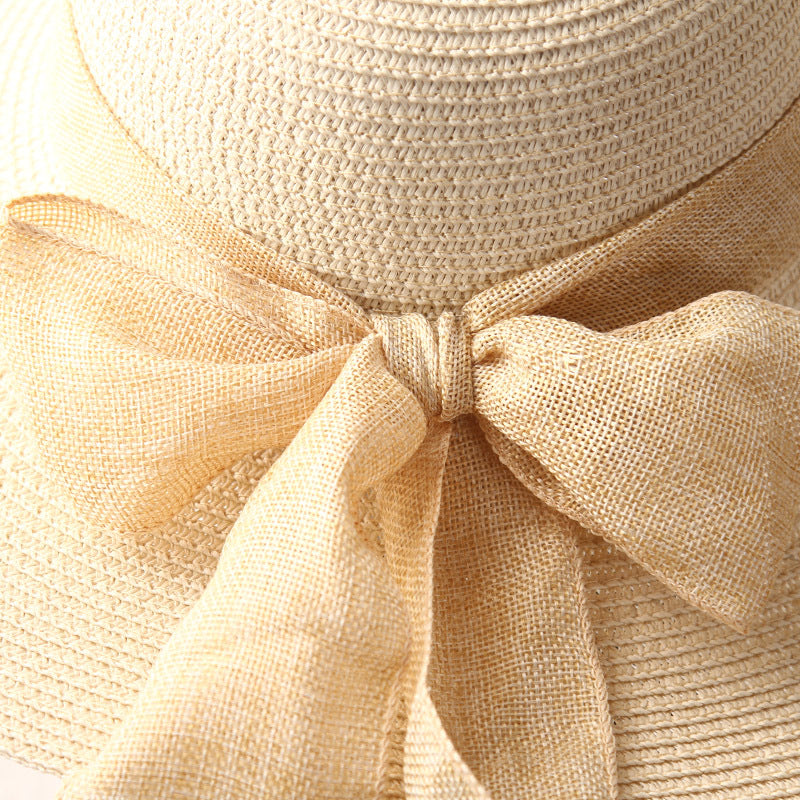 Hand Made Straw Bowtie Hat