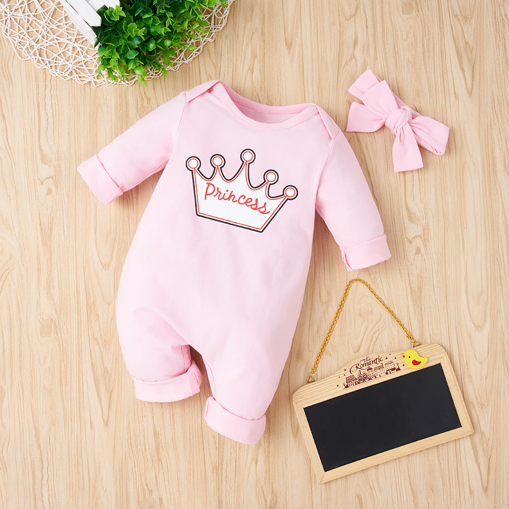 Baby Girl Graphic Jumpsuit