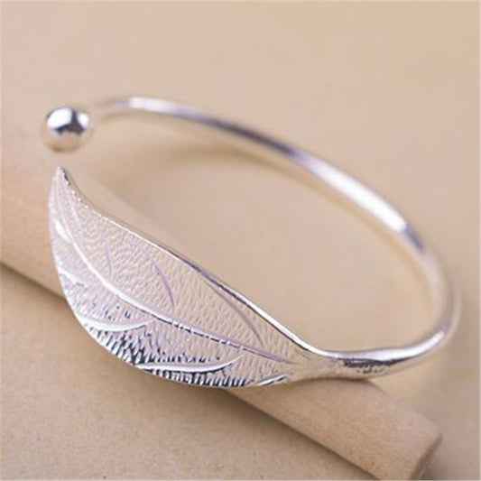 Silver Leaf Bracelets