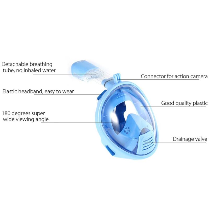 Kids Underwater Full Face Snorkeling Mask