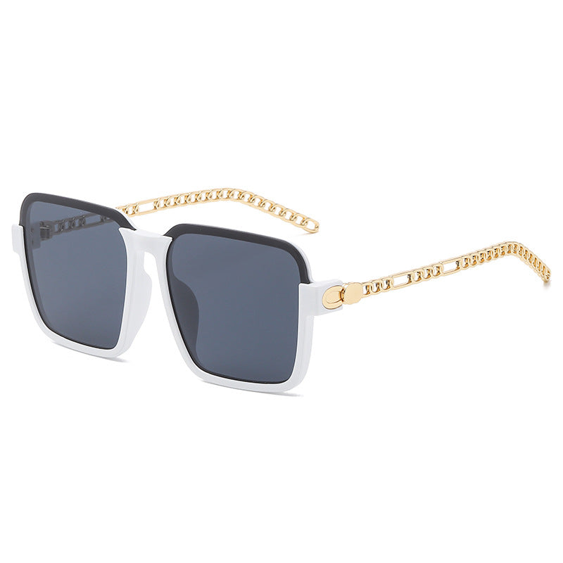 Metal Hollow Chain Sunglasses