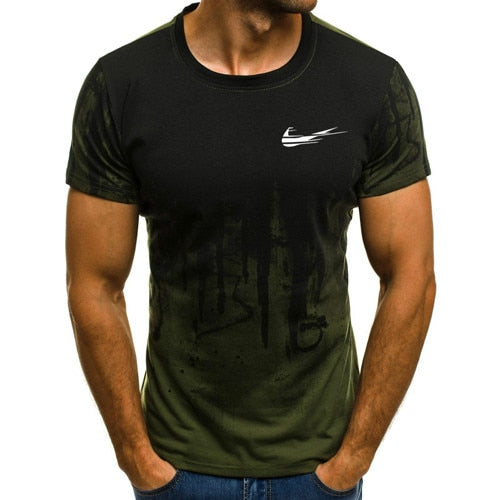 Dripping Paint Camouflage T-shirt.