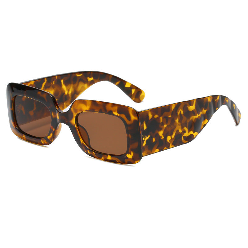 Wide Handle 2-Tone Sunglasses