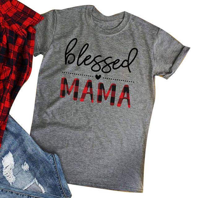 Blessed Mama T shirt