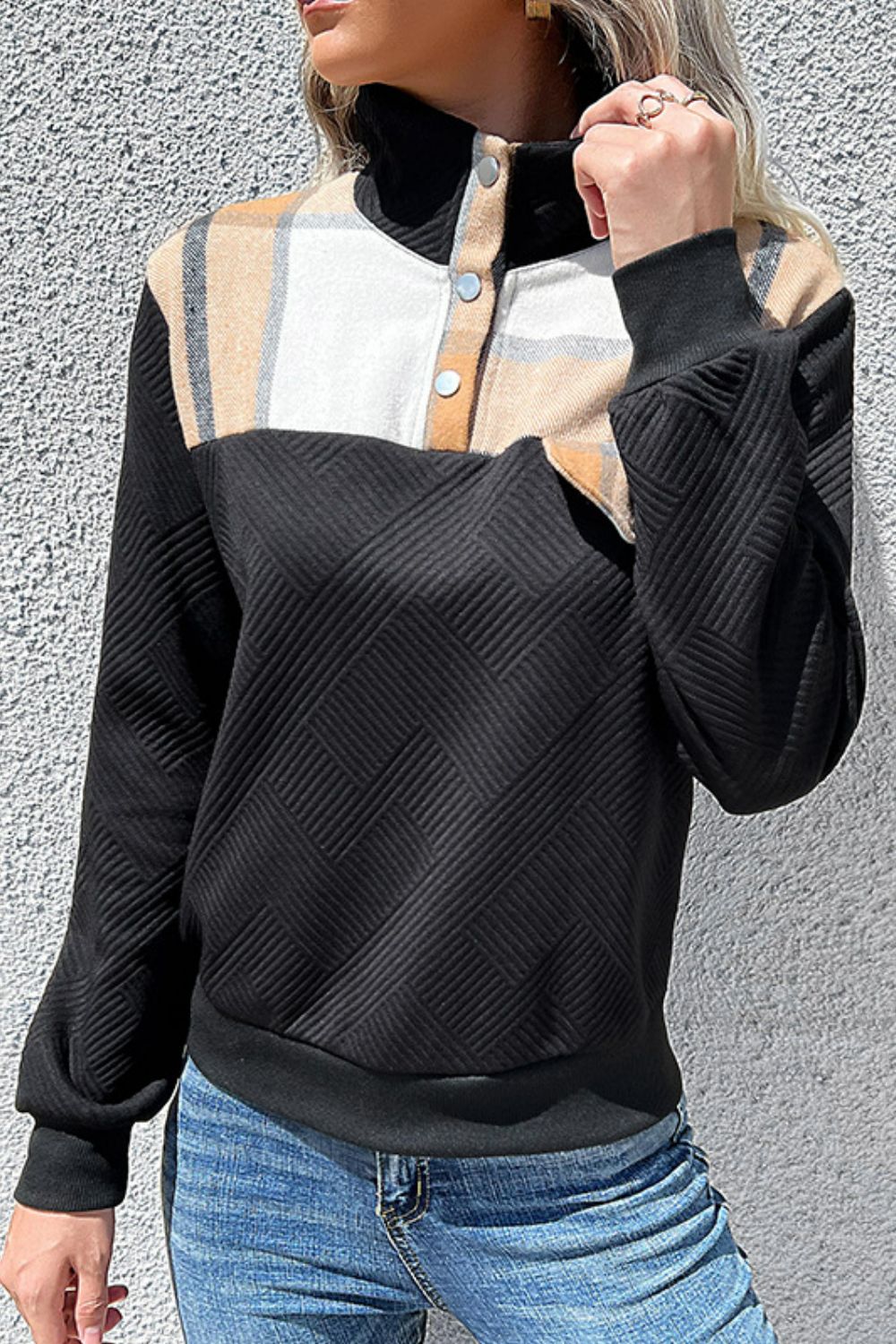 Quarter-Snap Sweatshirt