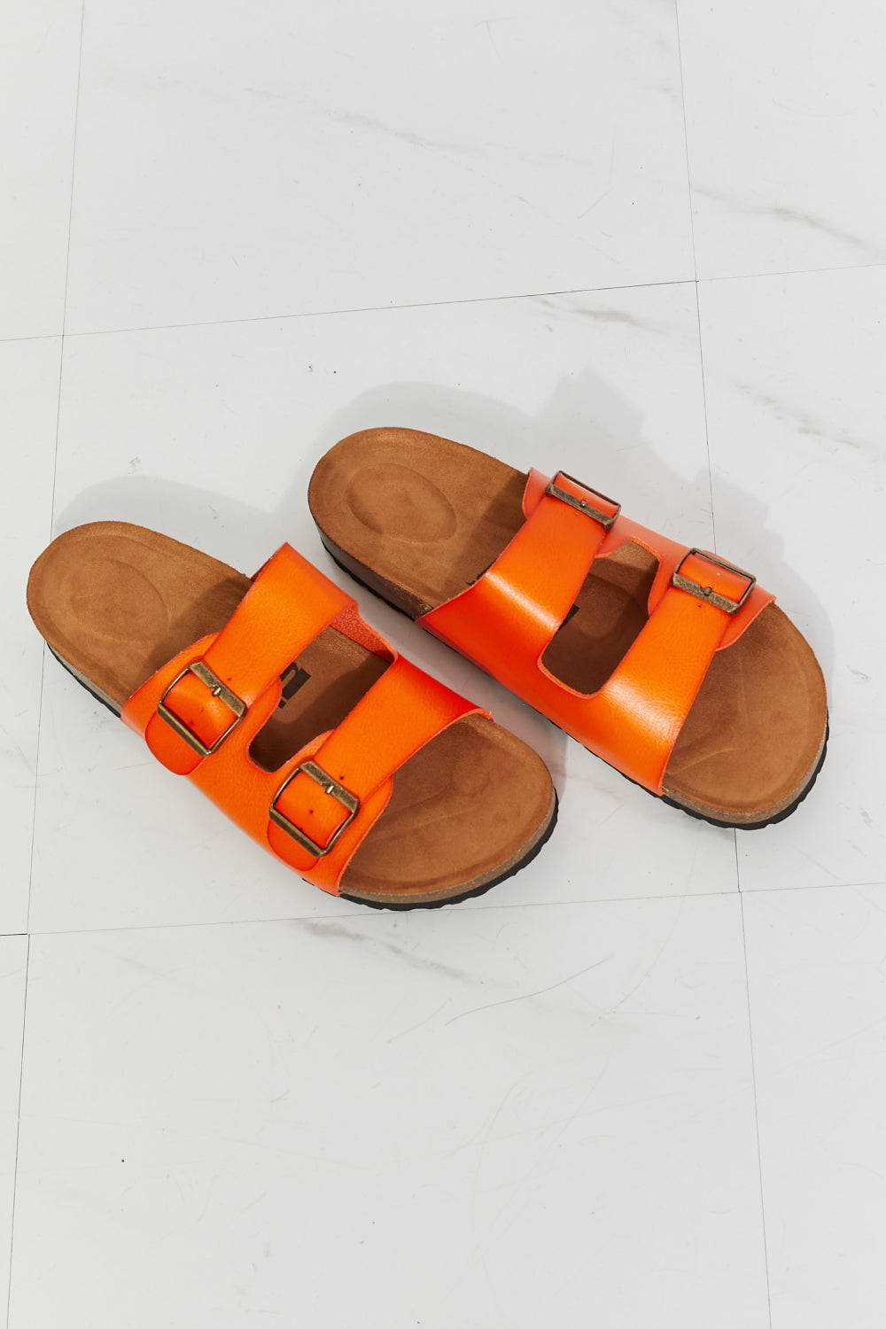 Double Banded Slide Sandals