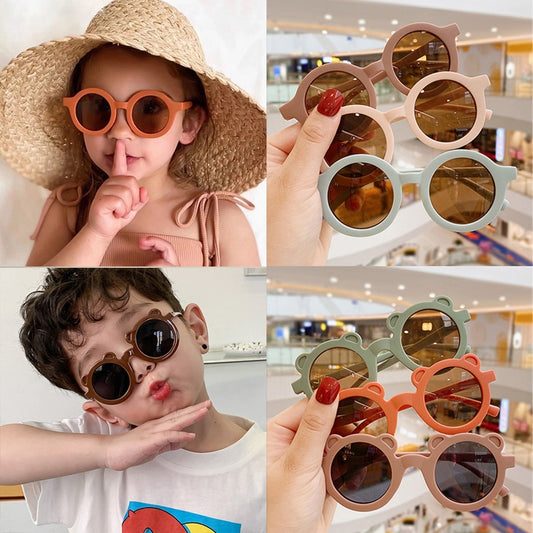 Big Round Color Kids Sunglasses