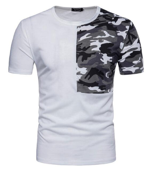 Casual camouflage short-sleeved shirt T-shirt