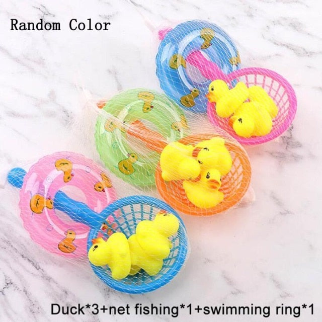 5Pcs/Set Kids Floating Bath Toys Mini Swimming Rings